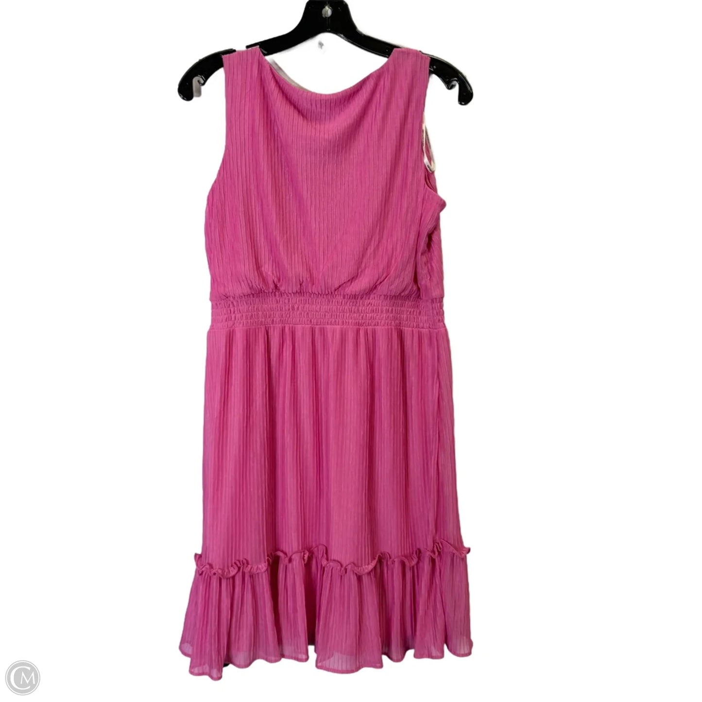 Dress Casual Short By Nina Leonard In Pink, Size: S
