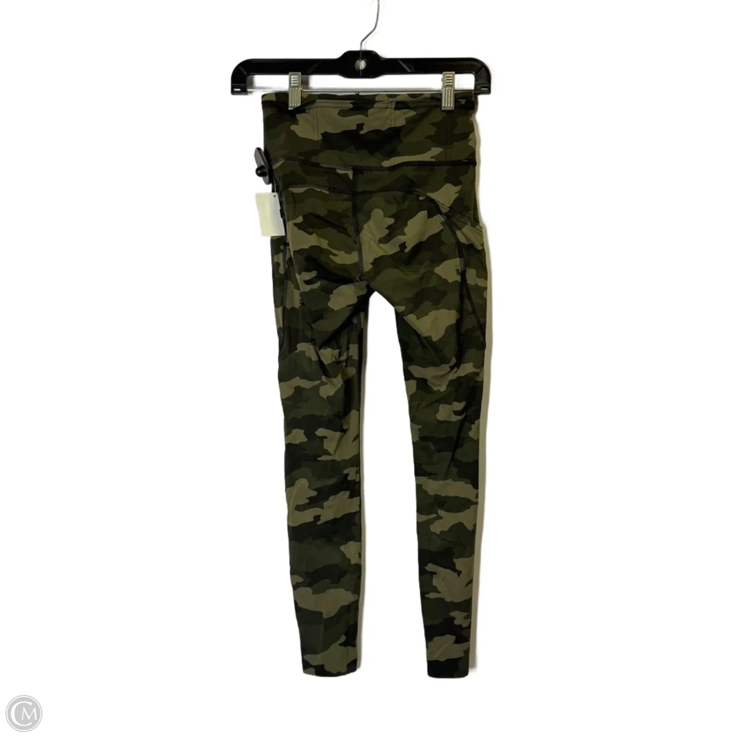 Athletic Leggings By Lululemon In Camouflage Print, Size: 4