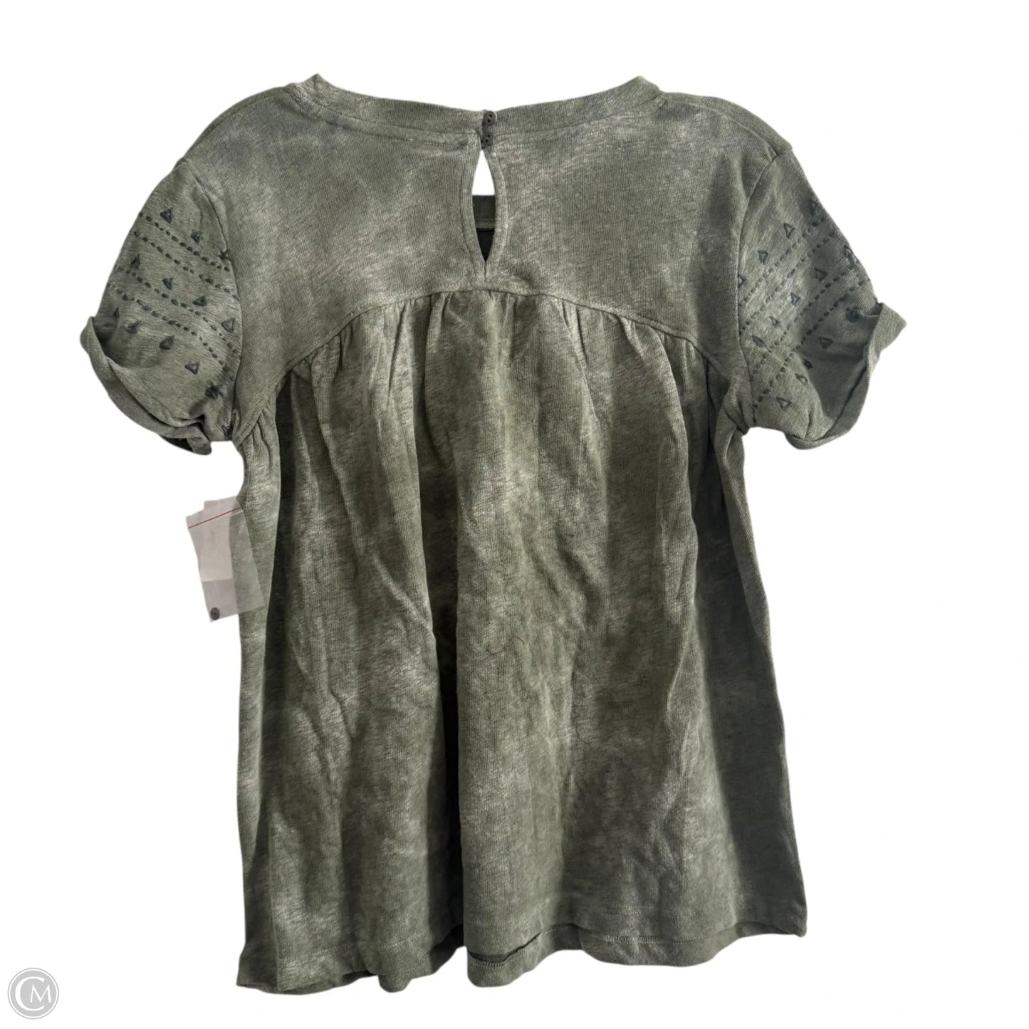 Top Short Sleeve Basic By Akemi And Kin In Green, Size: S