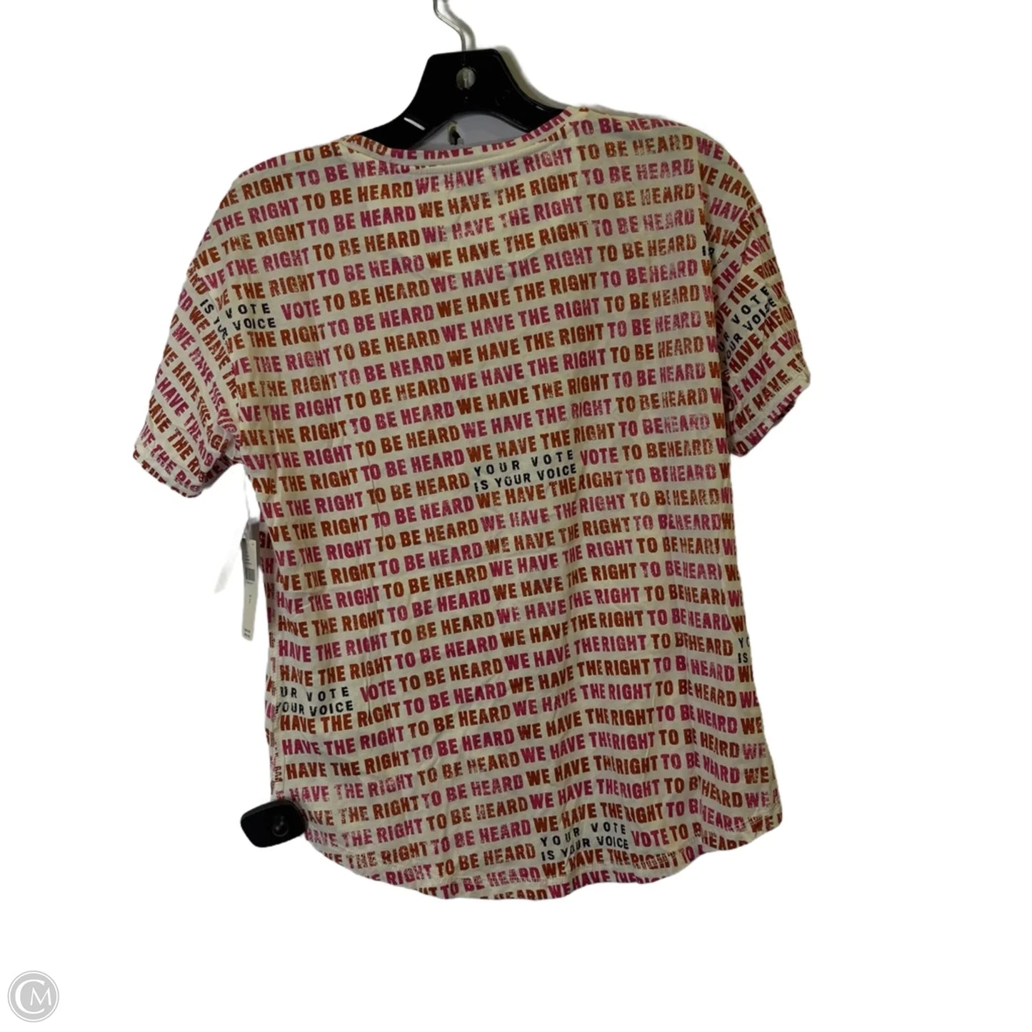 Top Short Sleeve Basic By Maeve In Pink, Size: S