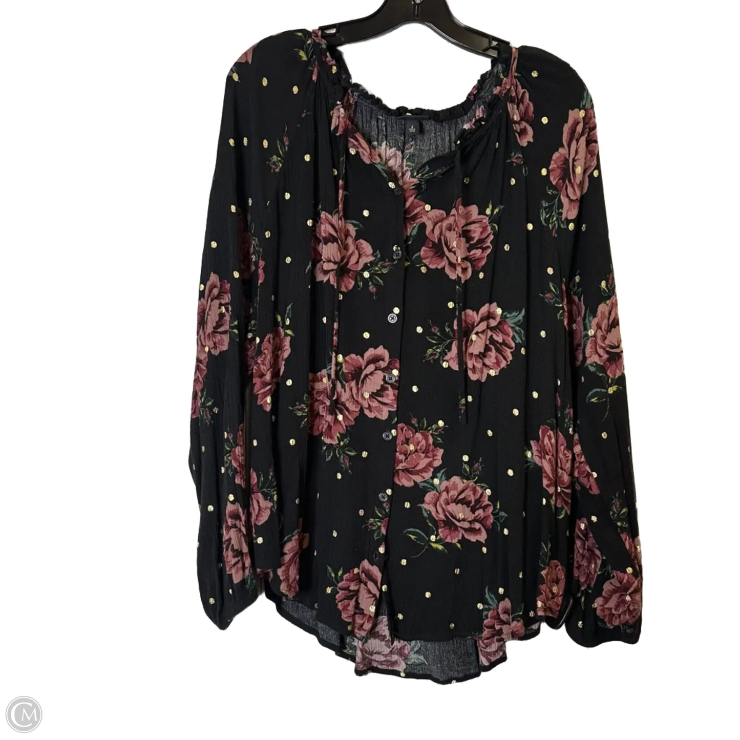 Top Long Sleeve By Torrid In Black, Size: 18