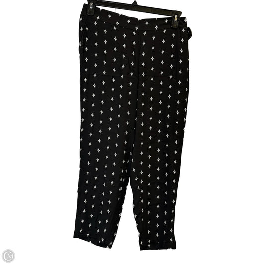 Pants Cropped By Loft In Black, Size: M