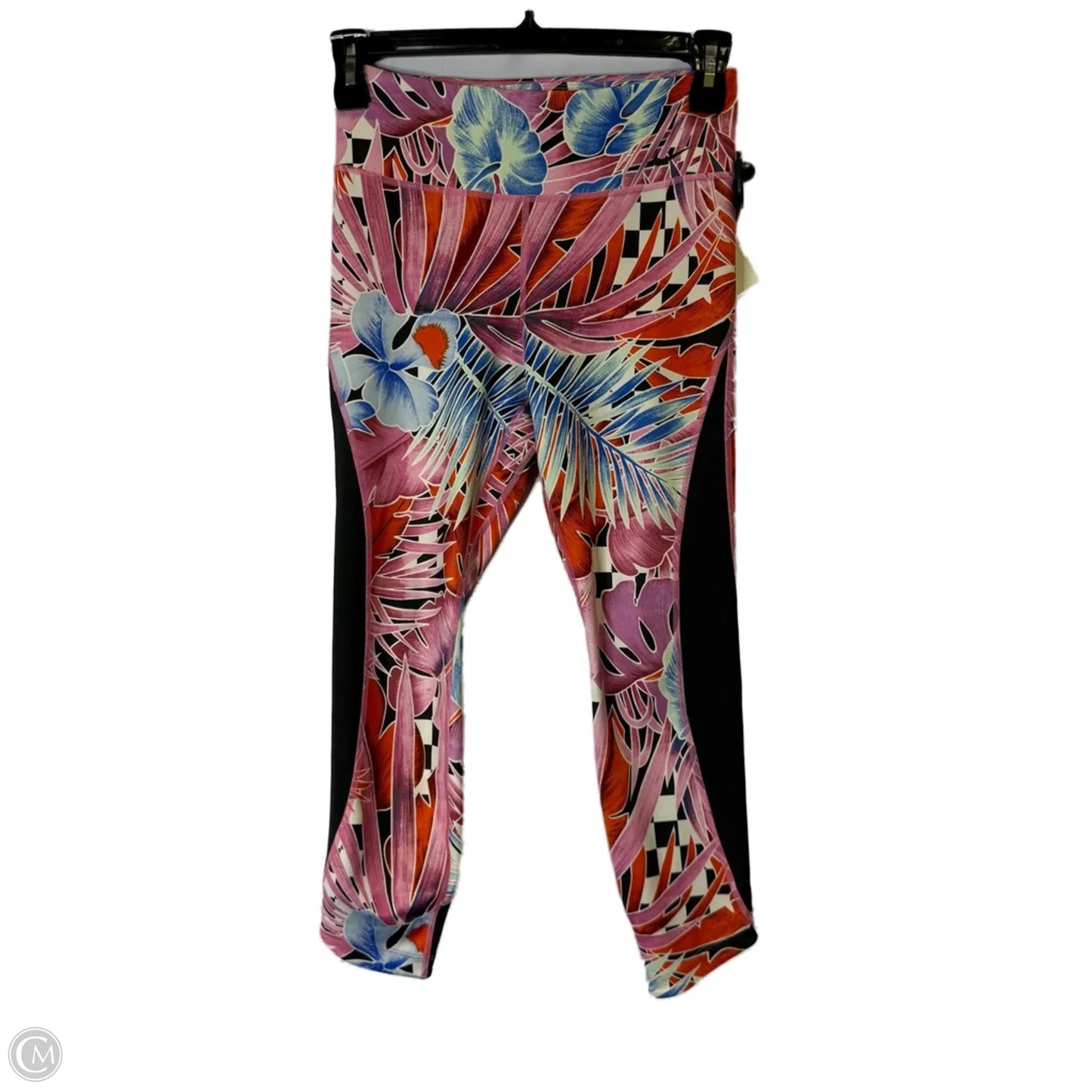 Athletic Leggings By Nike Apparel In Pink, Size: M