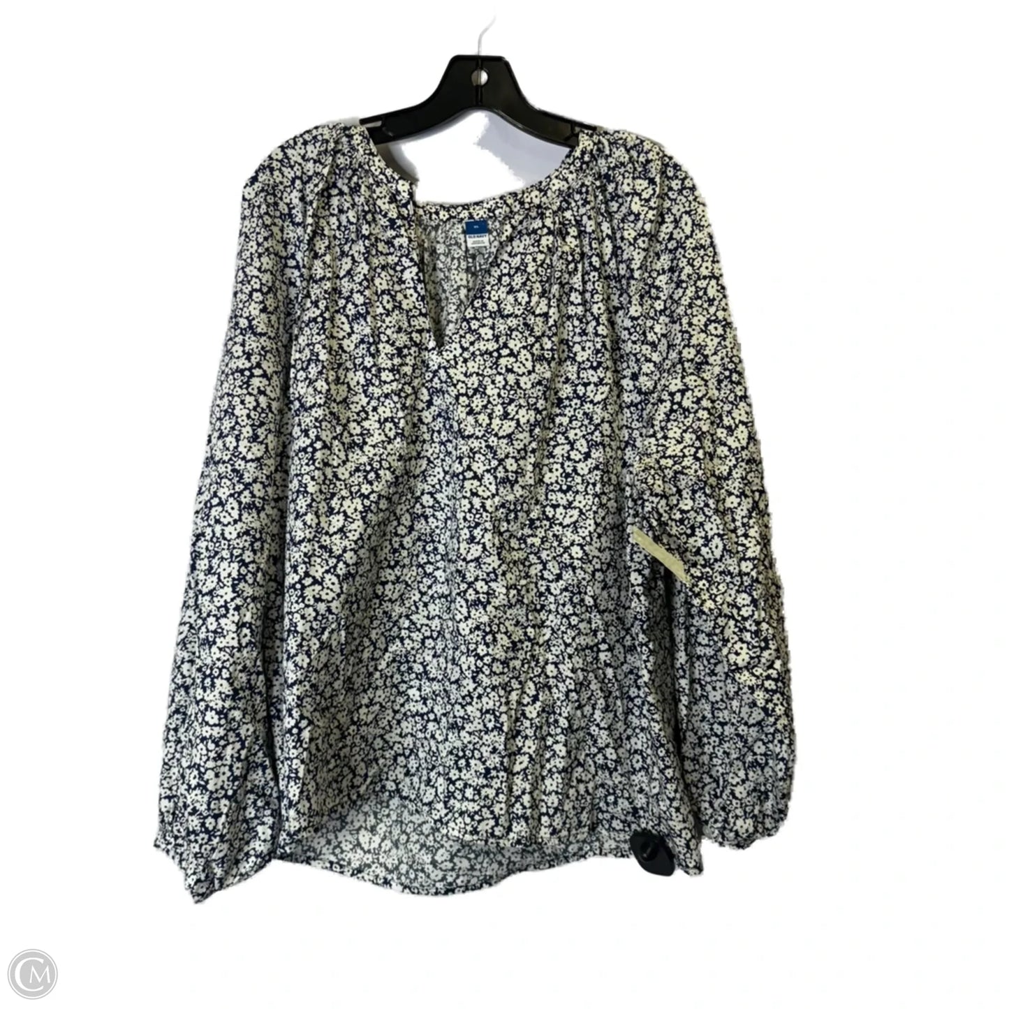 Top Long Sleeve By Old Navy In Blue, Size: Xl