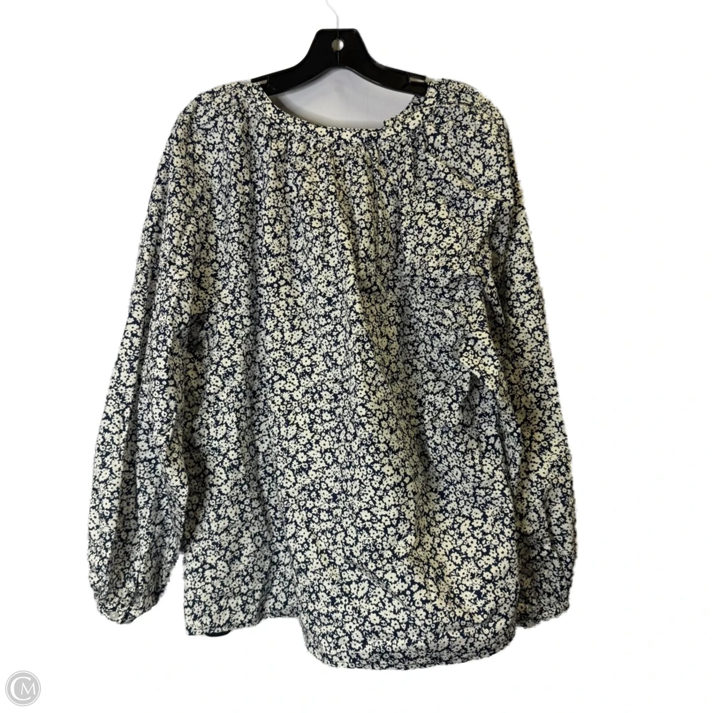 Top Long Sleeve By Old Navy In Blue, Size: Xl