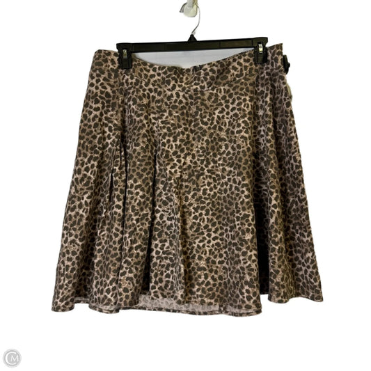 Skirt Mini & Short By Torrid In Animal Print, Size: 2x
