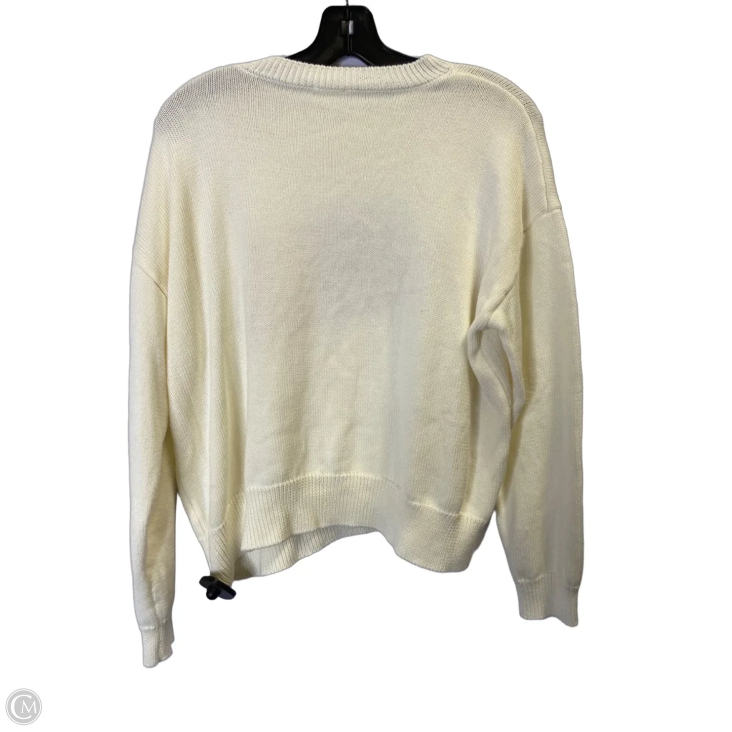 Sweater By Clothes Mentor In Cream, Size: Xs