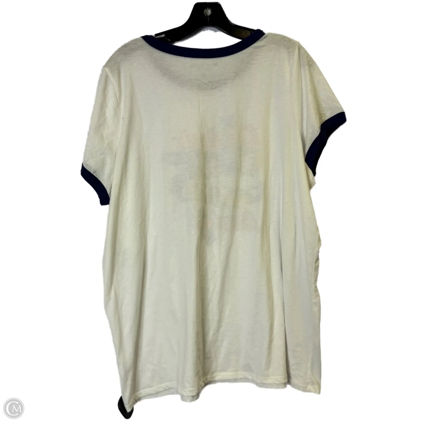 Top Short Sleeve By Torrid In White, Size: 2x