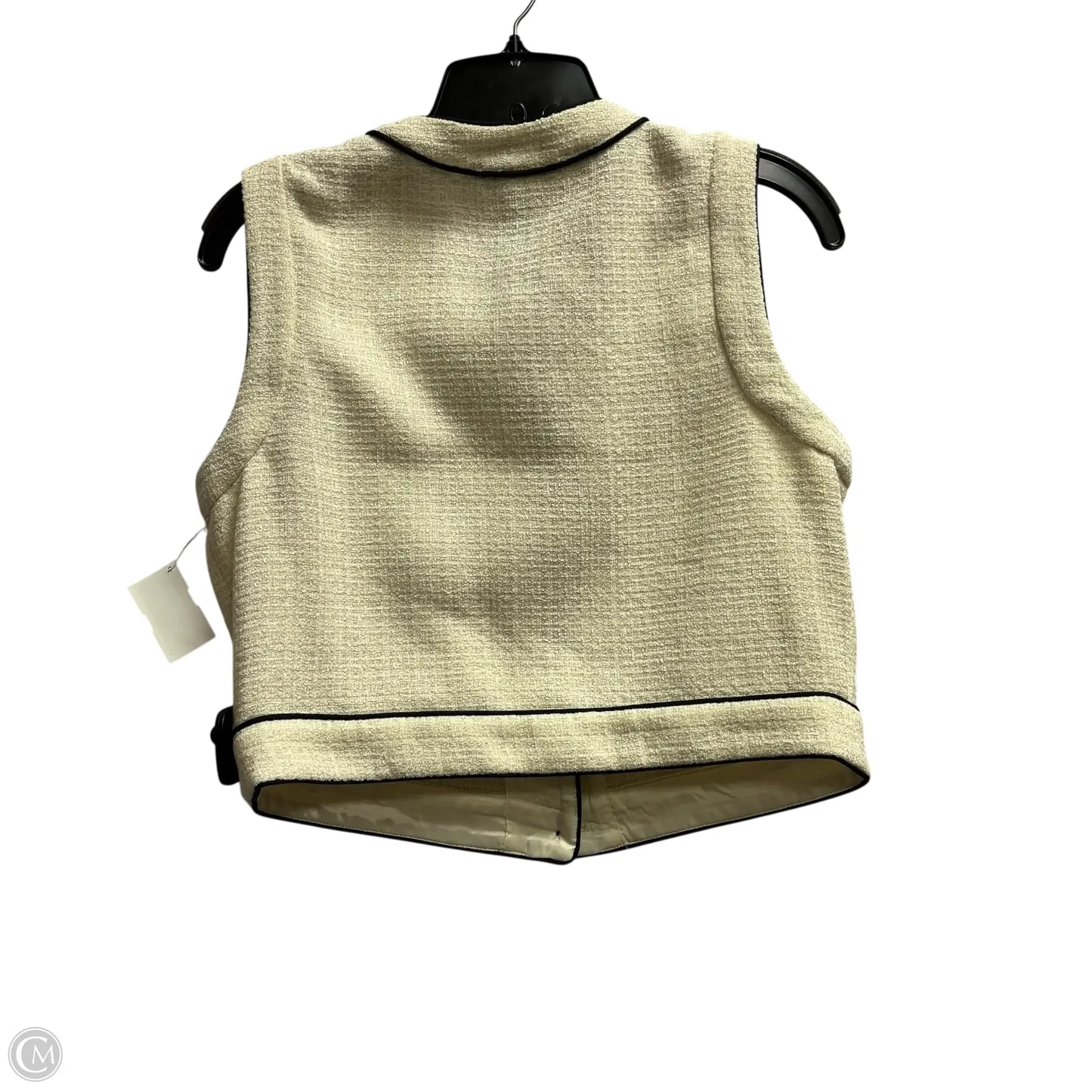 Vest Faux Fur & Sherpa By Rachel Zoe In Cream, Size: 6