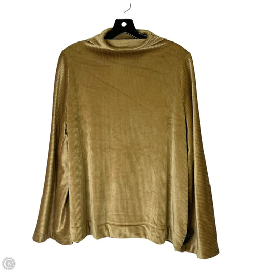 Top Long Sleeve By Lane Bryant In Tan, Size: Xl