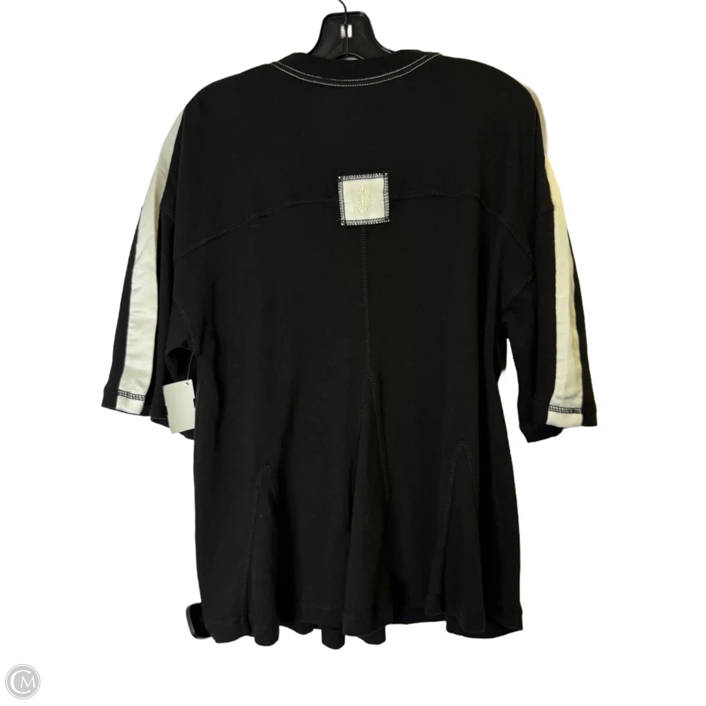 Top Short Sleeve By Free People In Black, Size: M