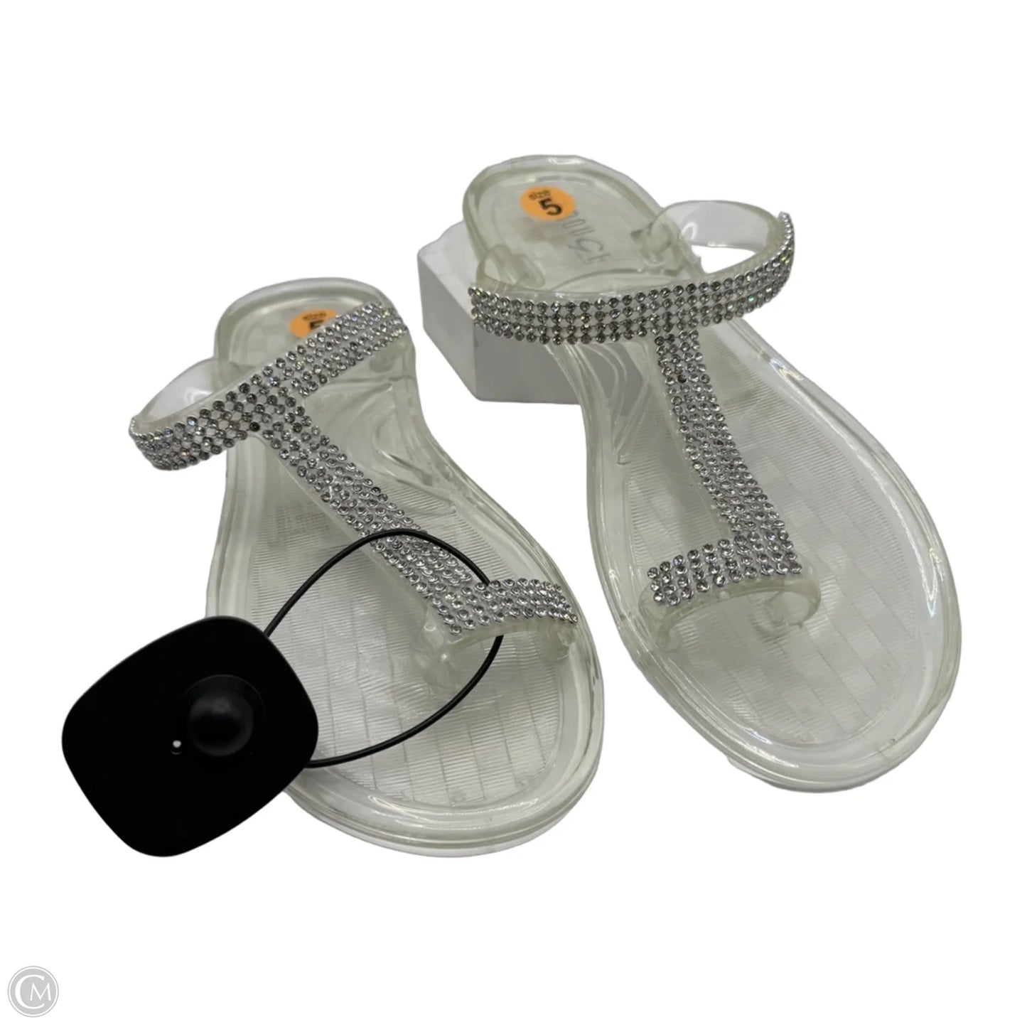 Sandals Flats By Rouge In Clear, Size: 5