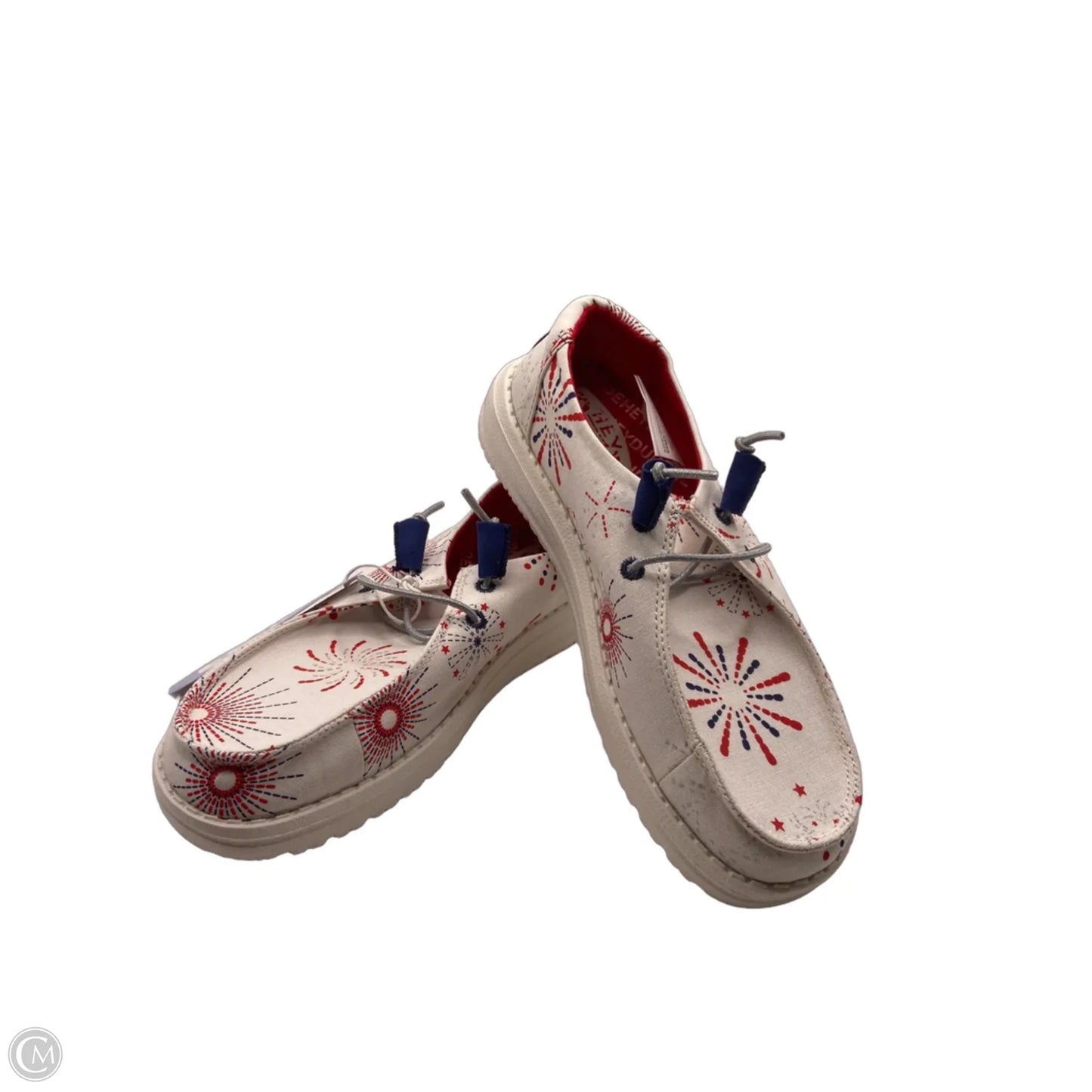 Shoes Flats By Hey Dude In White, Size: 6