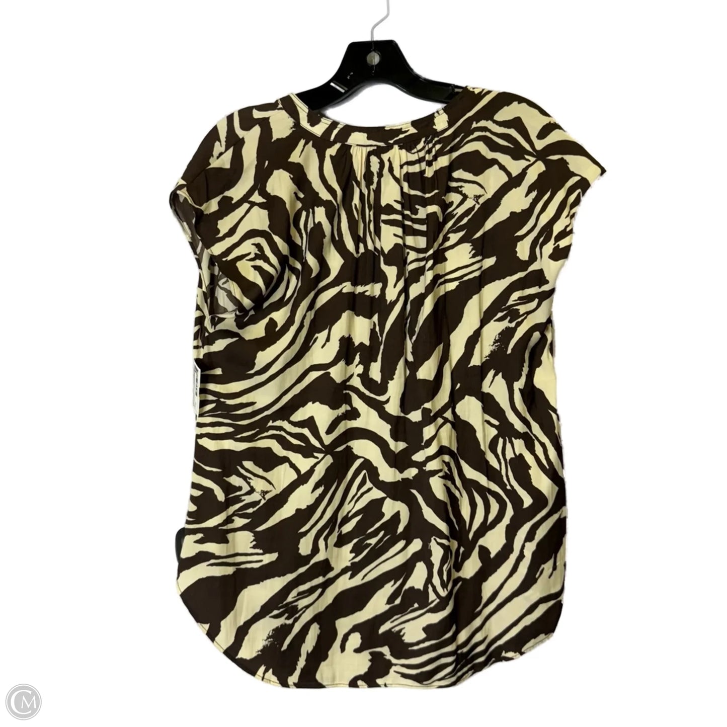 Top Short Sleeve By Joie In Animal Print, Size: Sp