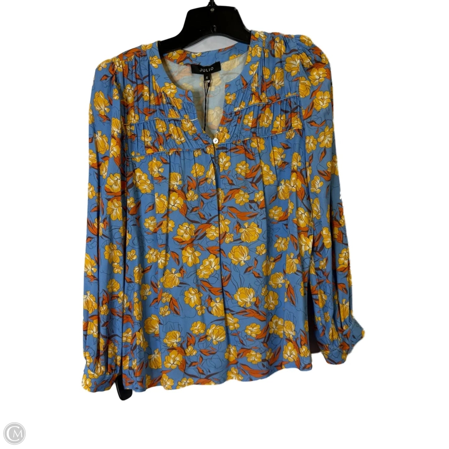 Top Long Sleeve By Clothes Mentor In Blue, Size: 6