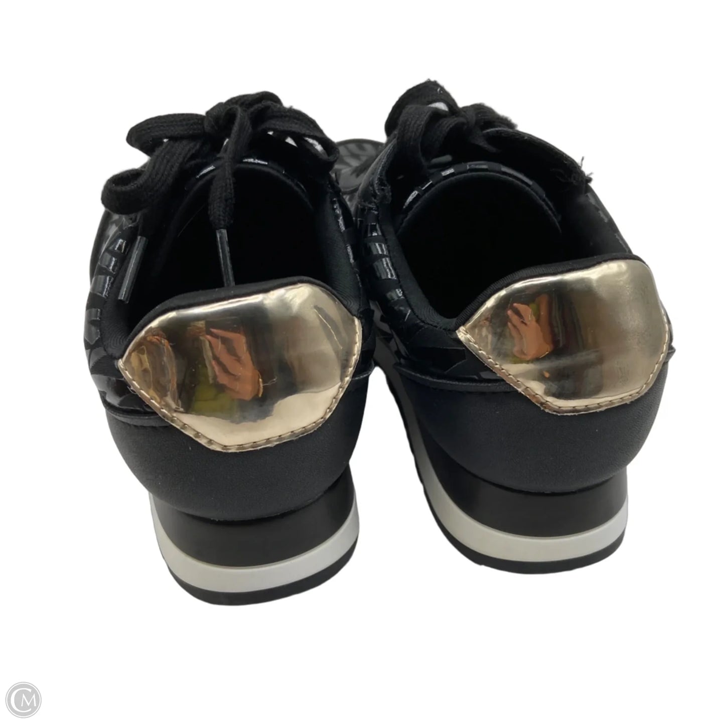 Shoes Sneakers By Dkny In Black, Size: 6.5
