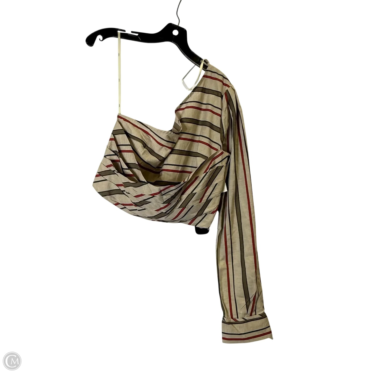 Top Long Sleeve By Joa In Striped Pattern, Size: M