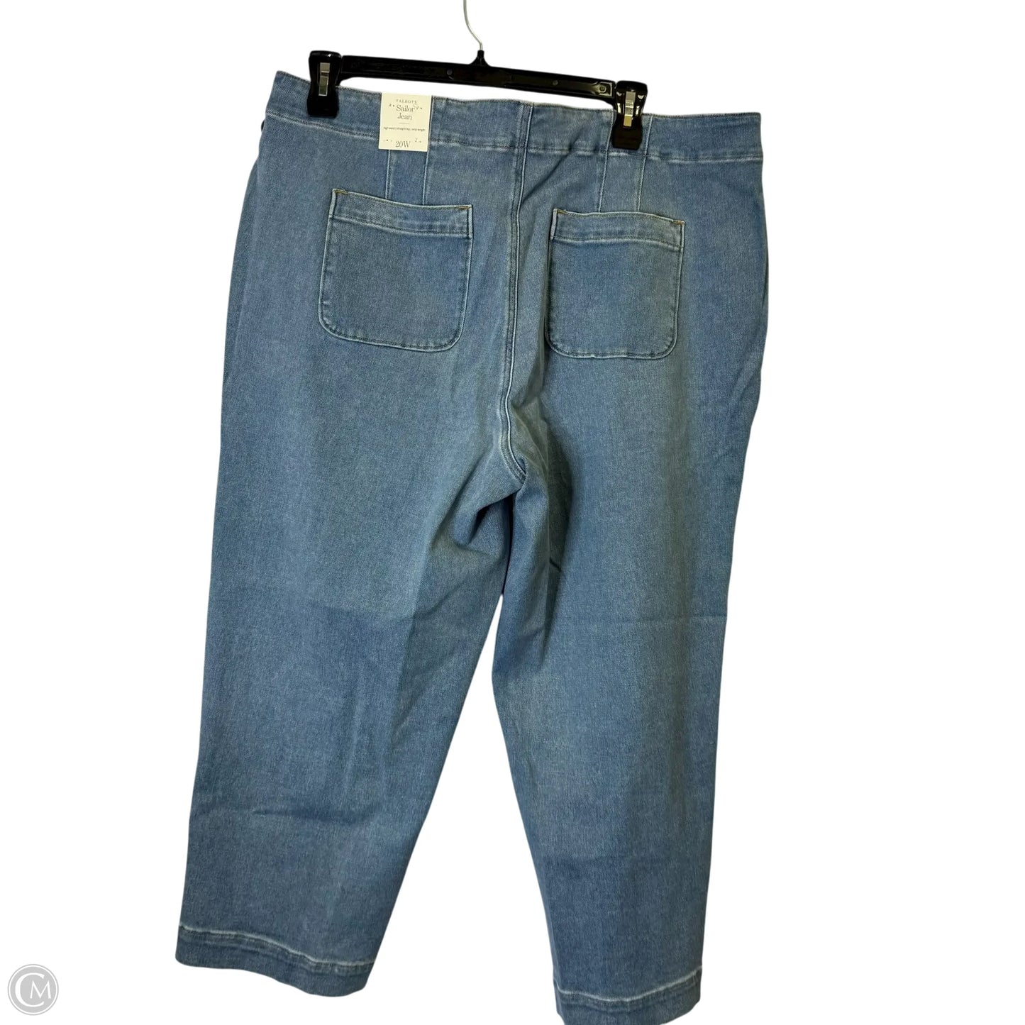 Jeans Straight By Talbots In Blue Denim, Size: 20