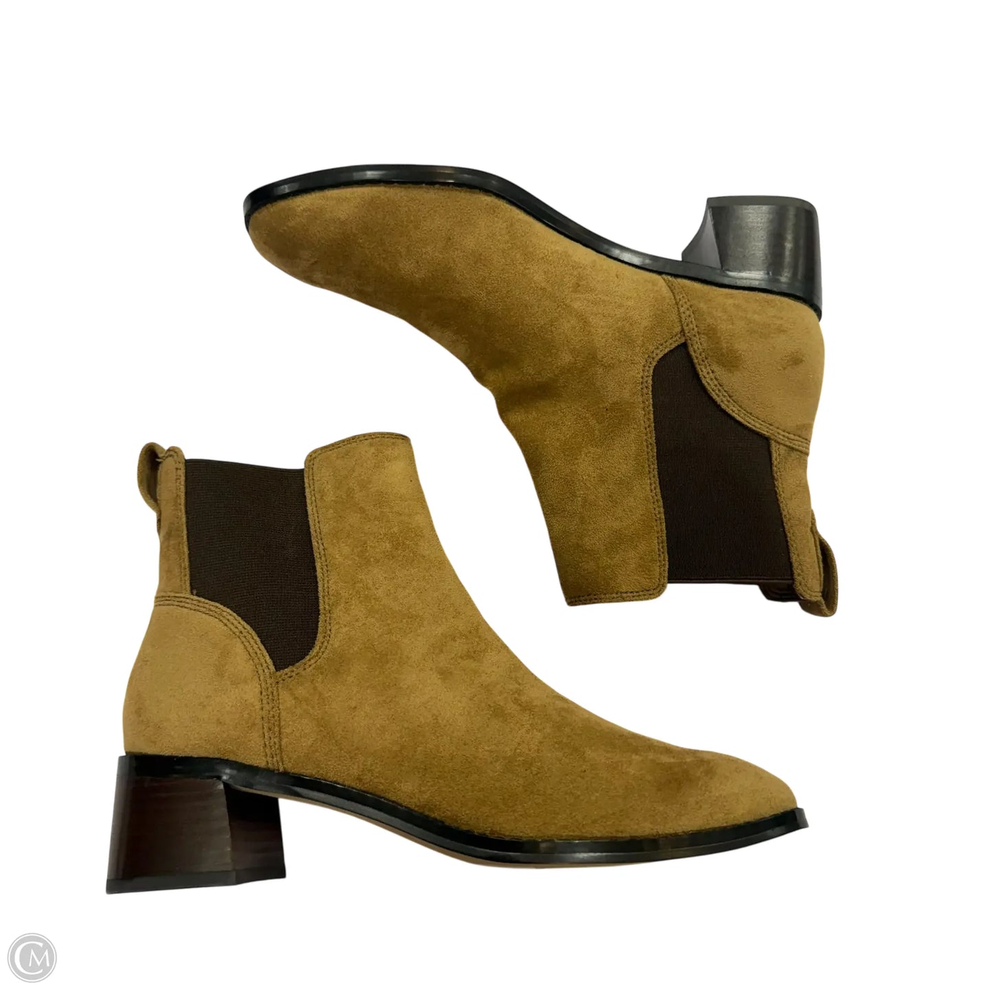 Boots Ankle Heels By J. Crew In Tan, Size: 8.5