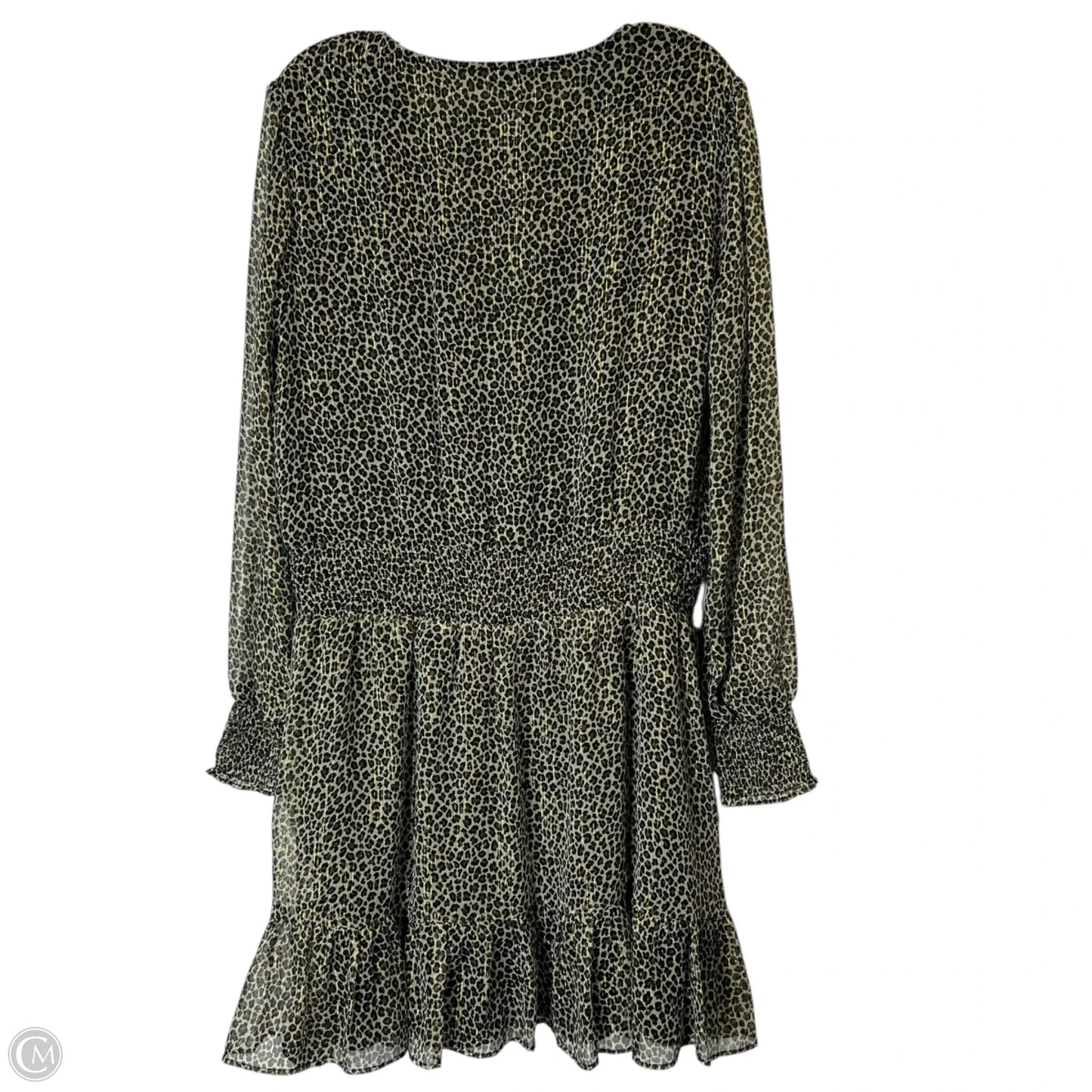 Dress Casual Midi By Cmc In Animal Print, Size: Xl
