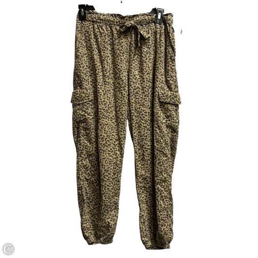 Pants Joggers By Aerie In Animal Print, Size: L