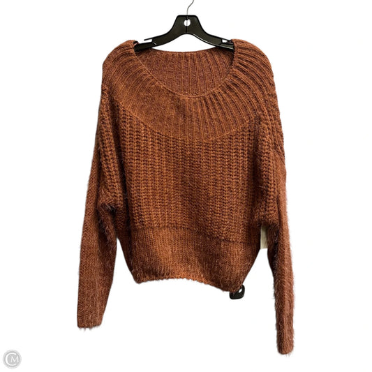 Sweater By Love Tree In Orange, Size: M