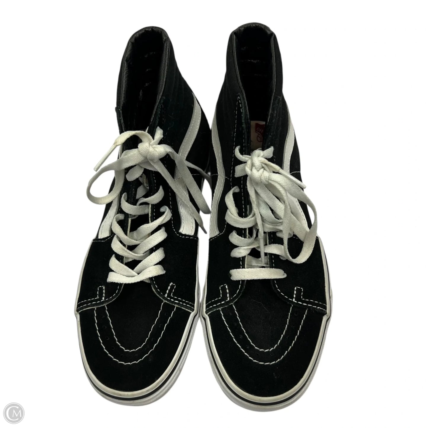 Shoes Sneakers By Vans In Black, Size: 8.5