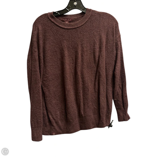 Sweatshirt Crewneck By Barefoot Dreams In Maroon, Size: Xsp