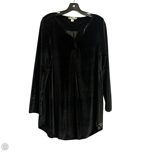 Top Long Sleeve By Clothes Mentor In Black, Size: M