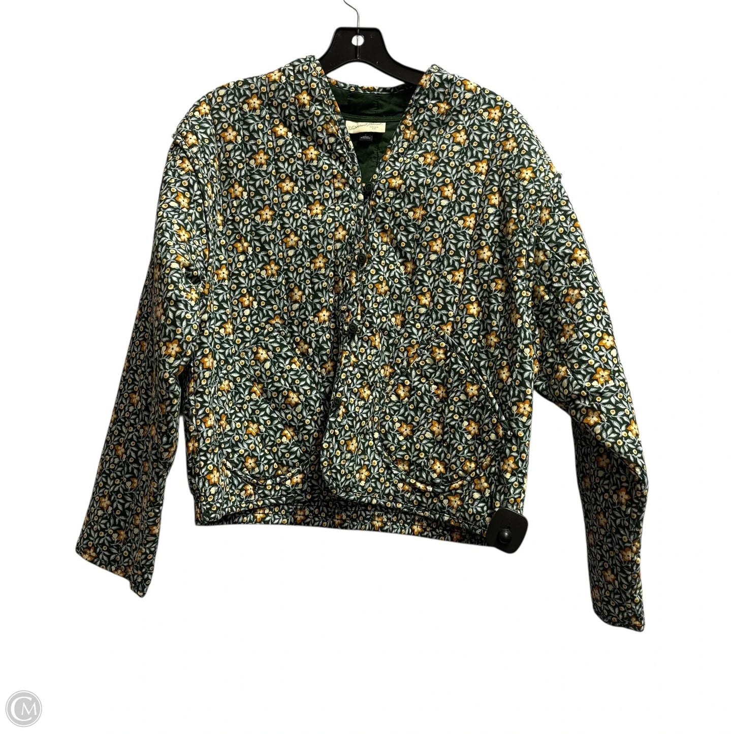 Jacket Puffer & Quilted By Universal Thread In Green, Size: L