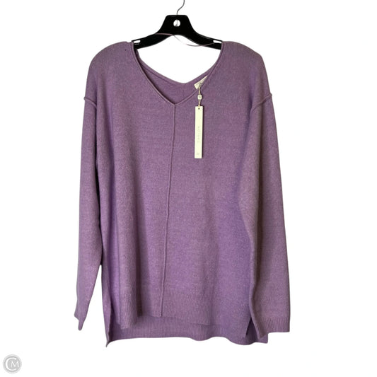 Sweater By Caslon In Purple, Size: M