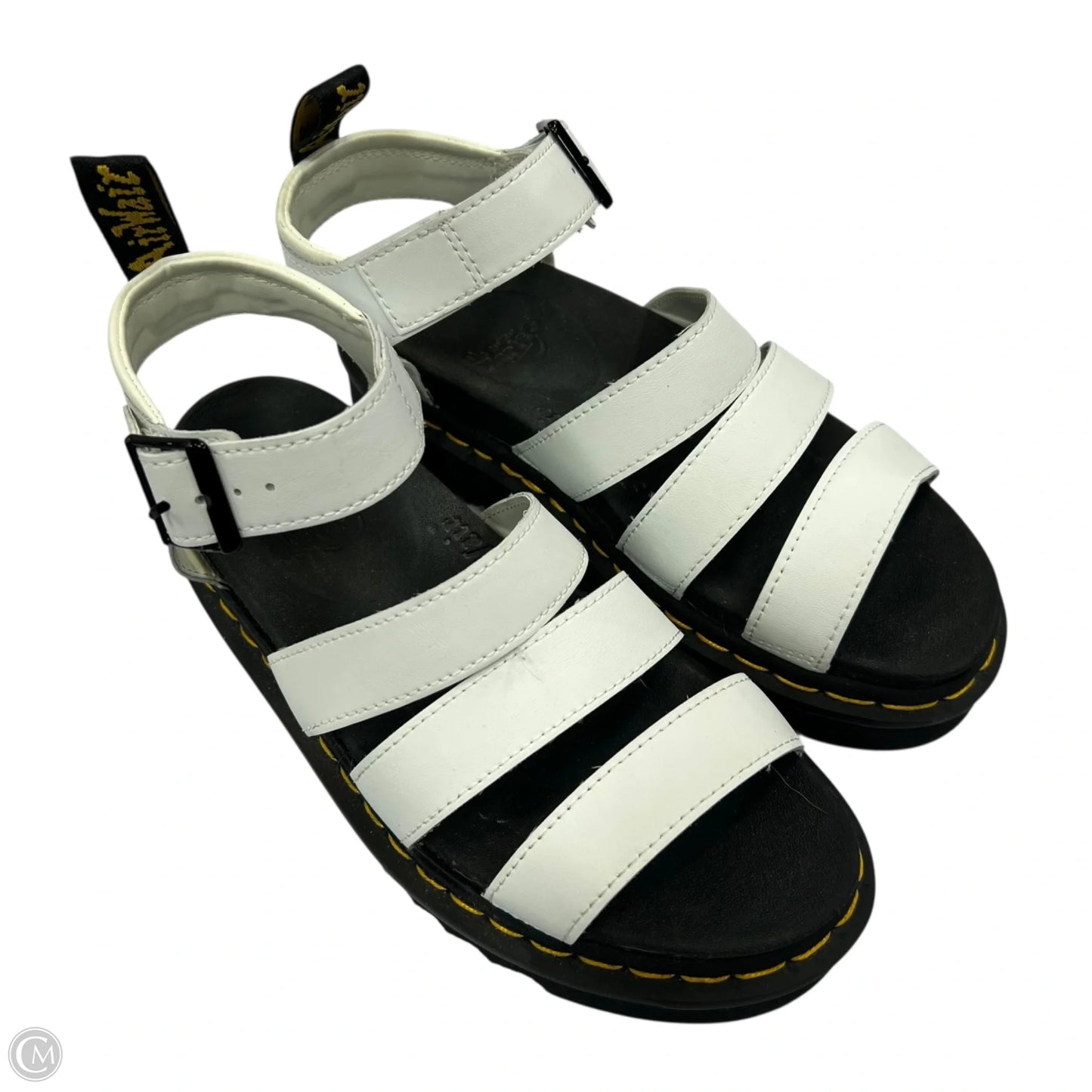 Sandals Flats By Dr Martens In White, Size: 7