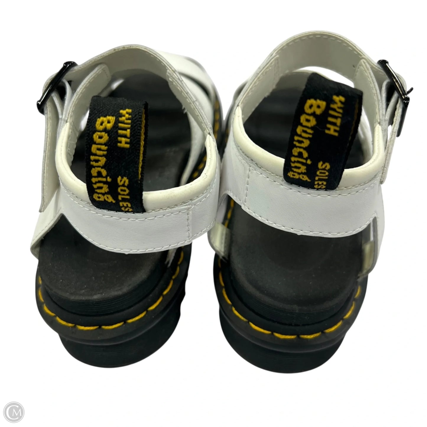 Sandals Flats By Dr Martens In White, Size: 7