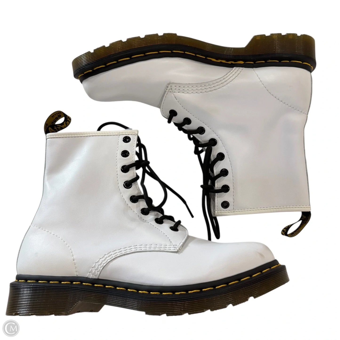 Boots Ankle Flats By Dr Martens In White, Size: 10