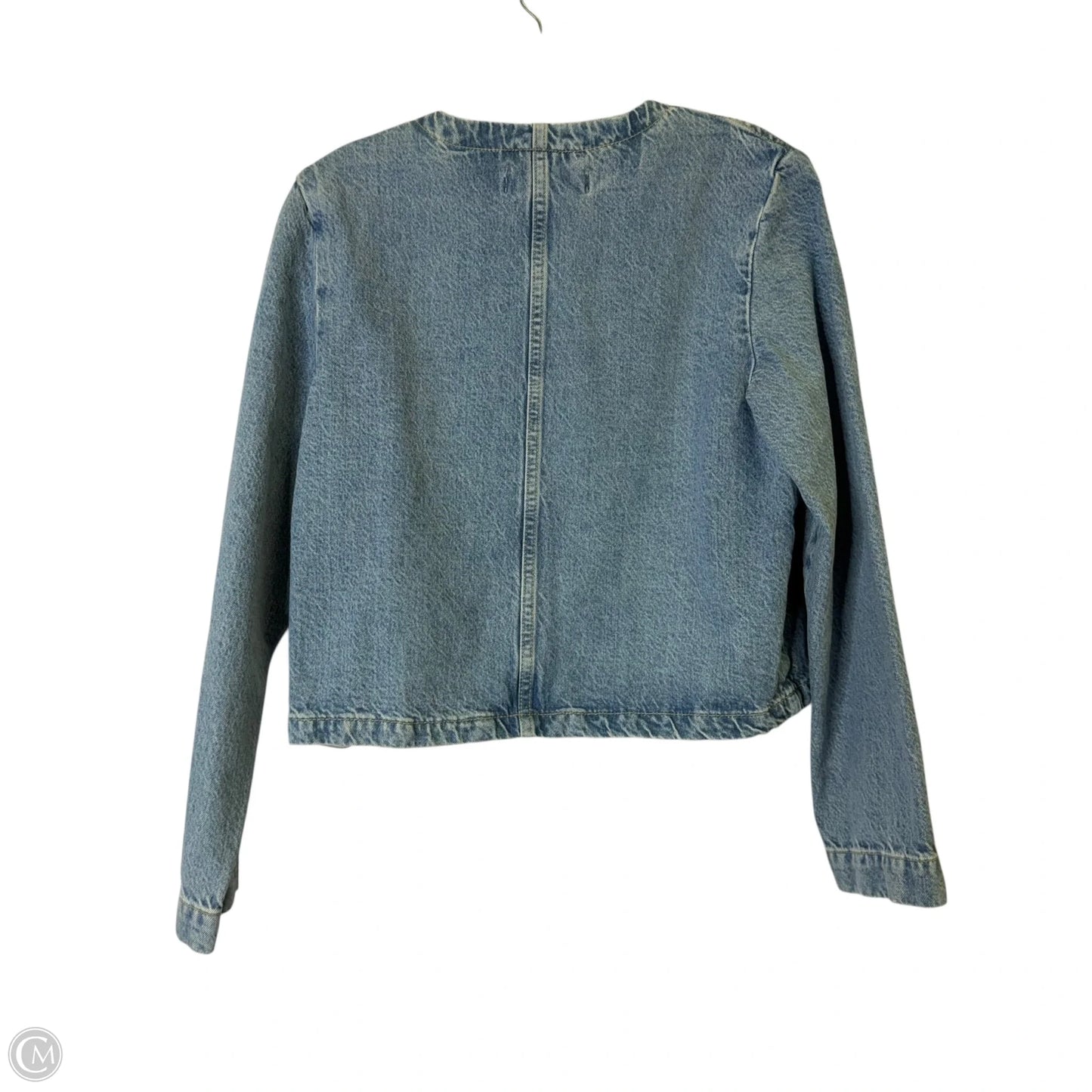 Jacket Denim By Zara In Blue Denim, Size: Xs