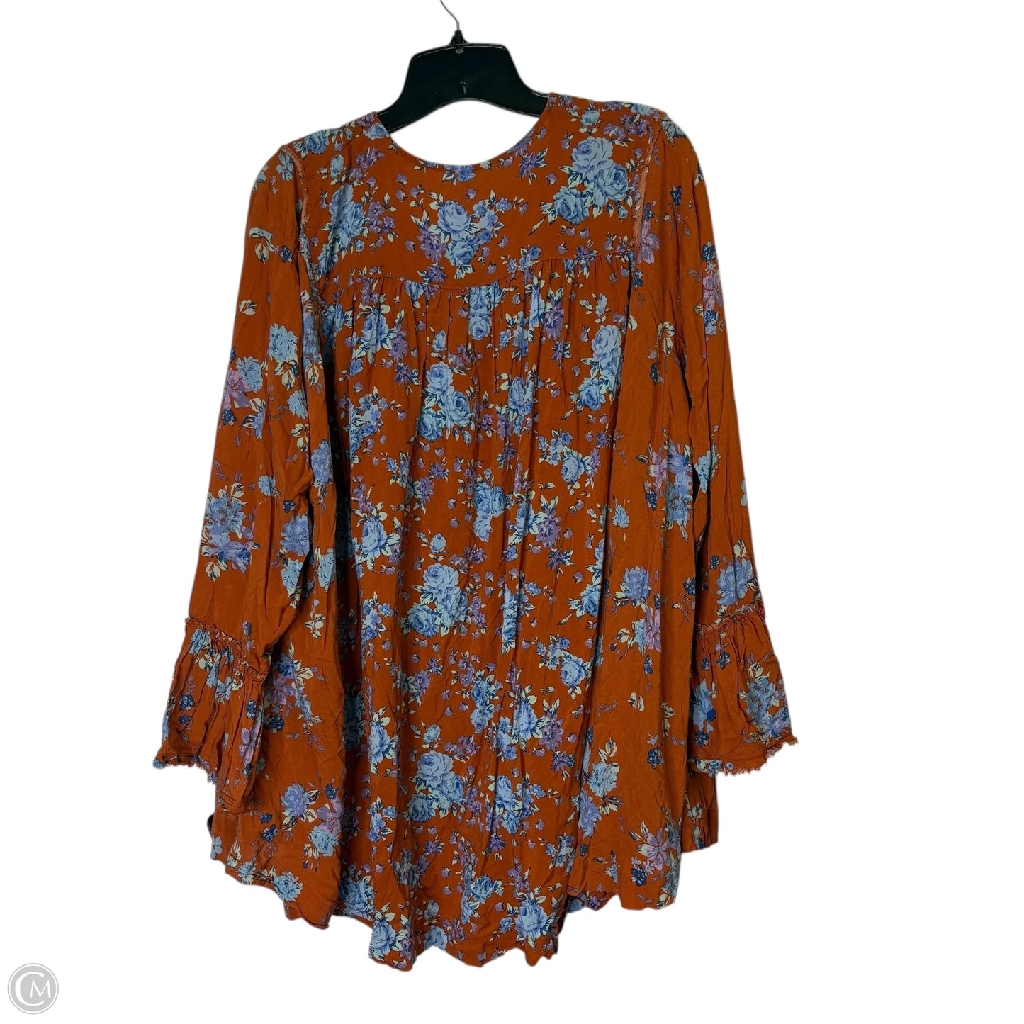 Top Long Sleeve By Free People In Orange, Size: M