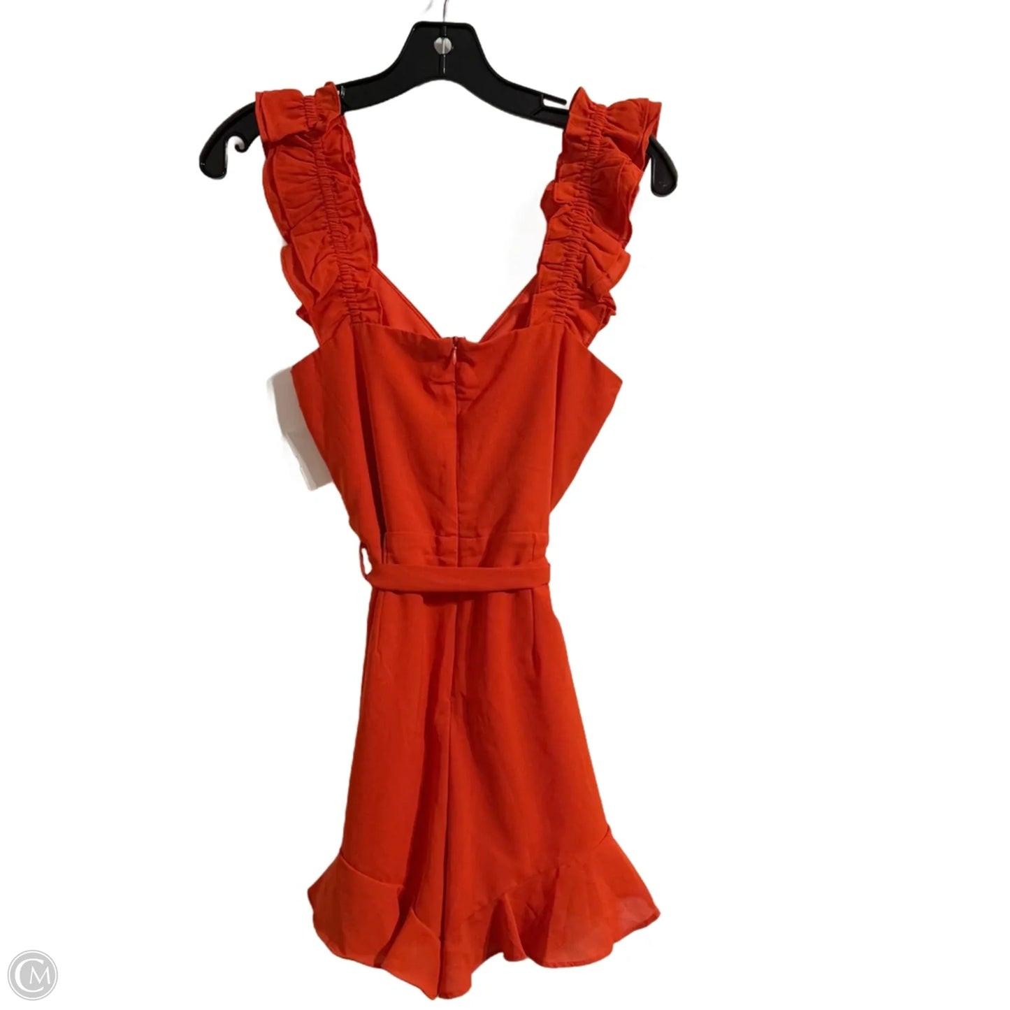Romper By She + Sky In Orange, Size: S