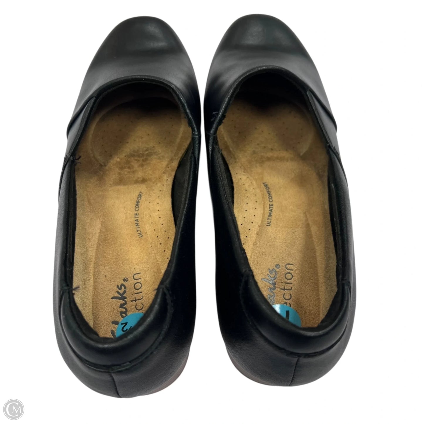 Shoes Flats By Clarks In Black, Size: 7.5