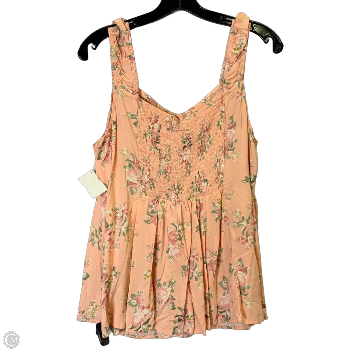 Top Sleeveless By Torrid In Floral Print, Size: 1x