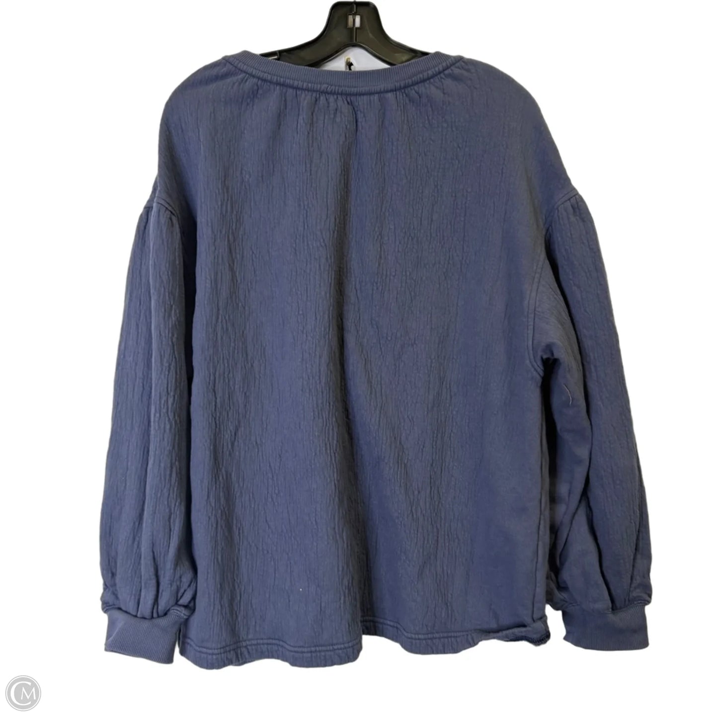Sweatshirt Collar By Aerie In Blue, Size: M