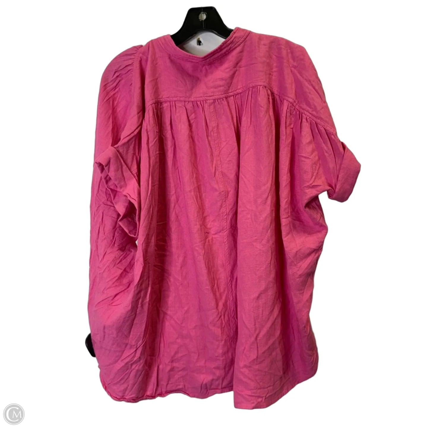 Top Short Sleeve By First Love In Pink, Size: 1x