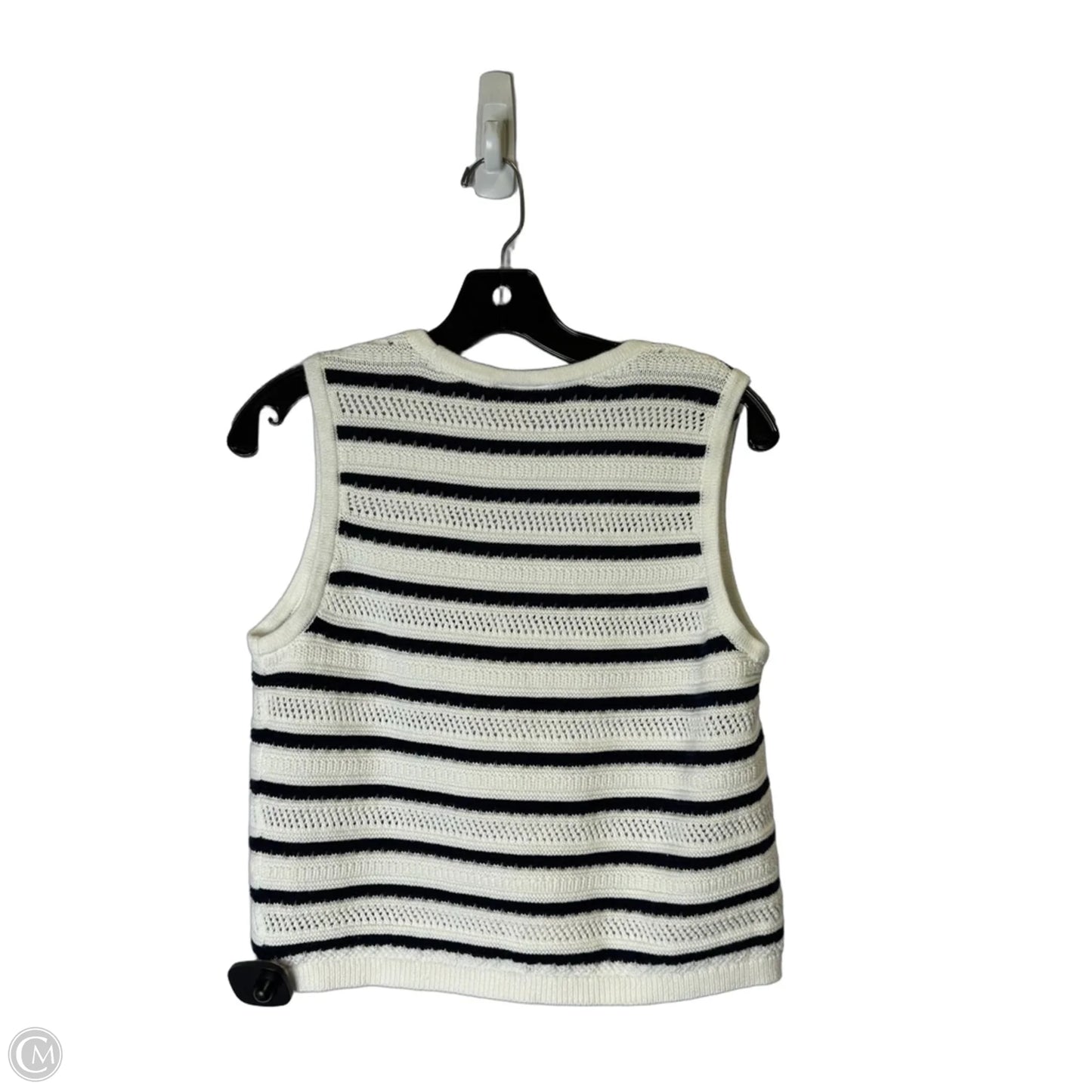 Vest Other By Loft In Striped Pattern, Size: M