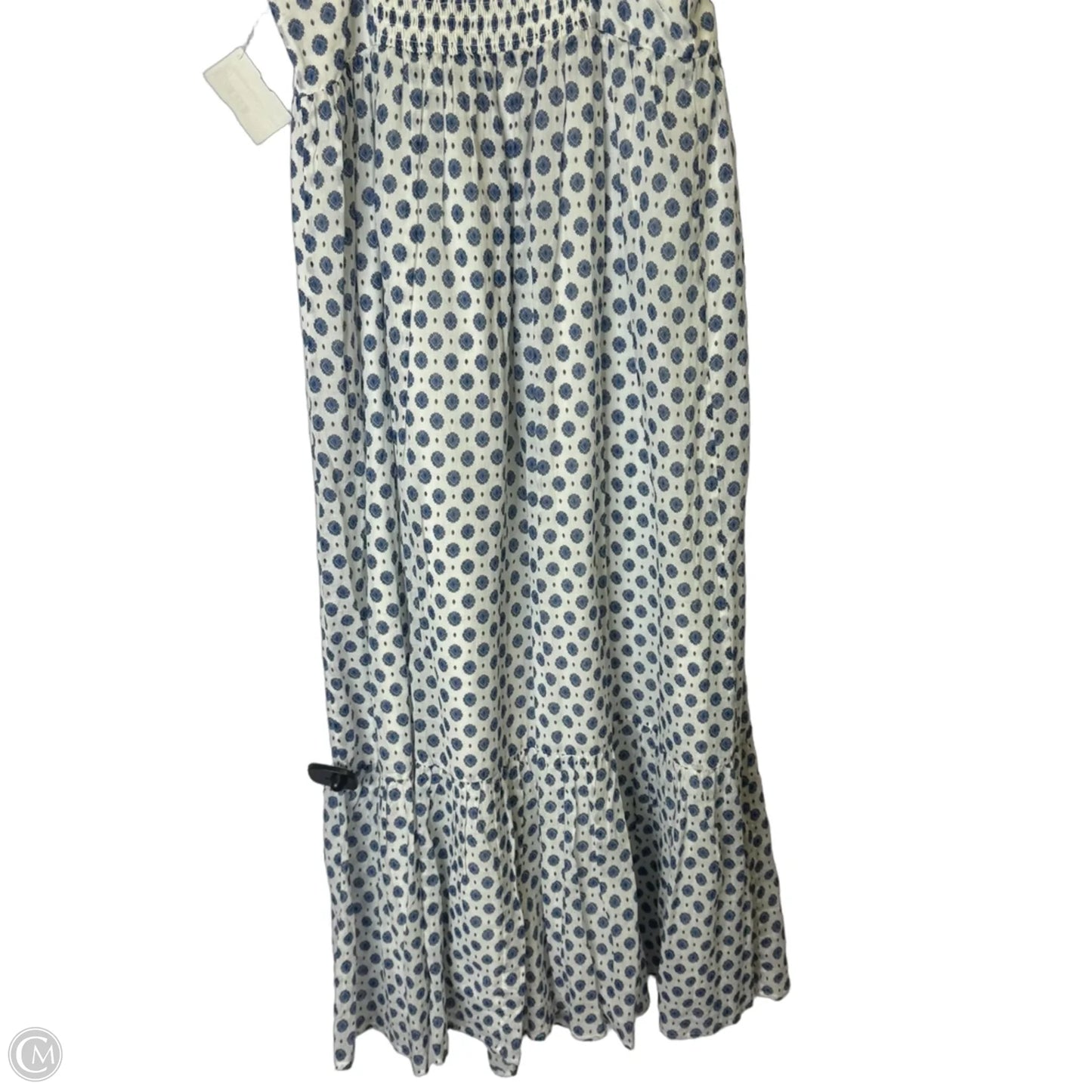 Dress Casual Midi By J. Crew In Blue & White, Size: S