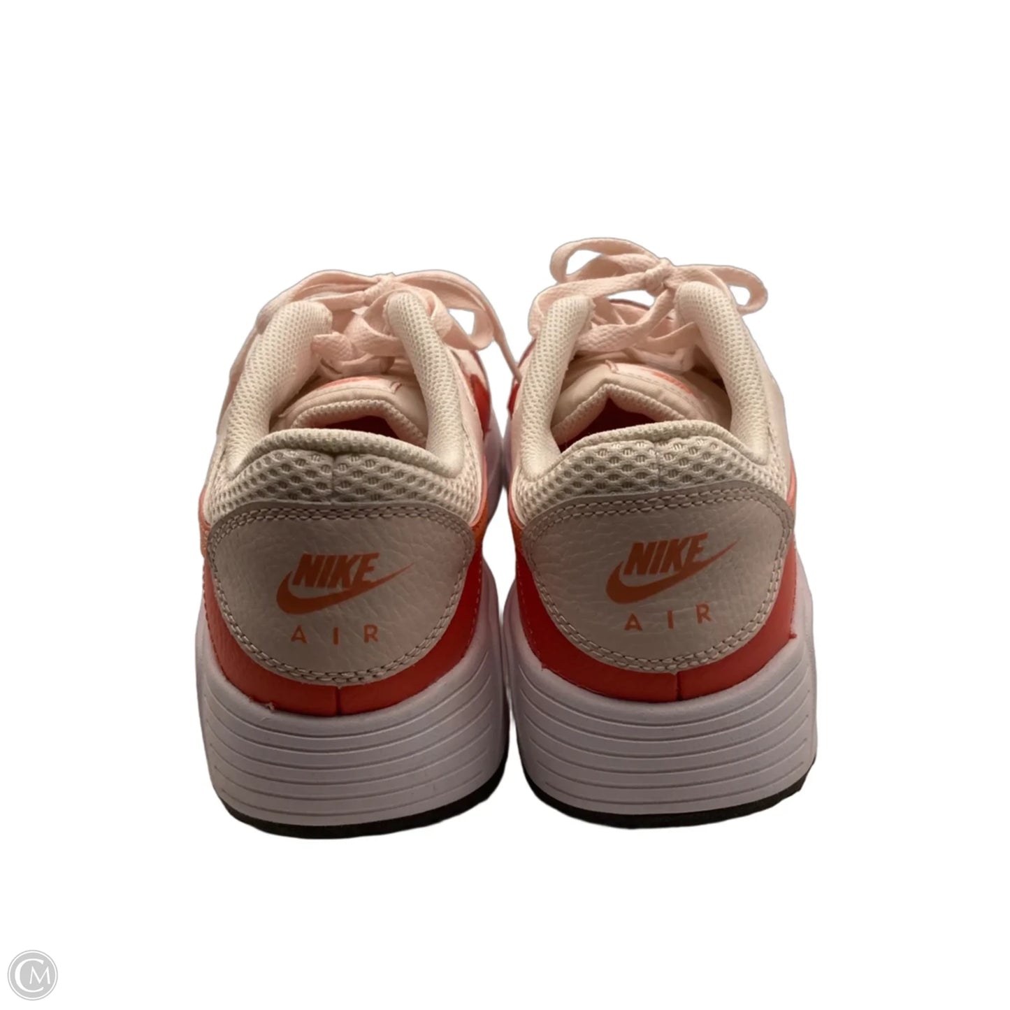 Shoes Sneakers By Nike In Orange & White, Size: 8.5