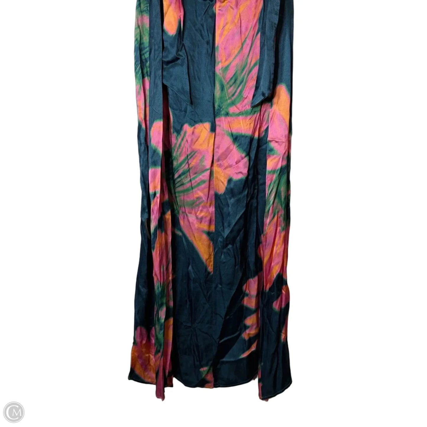 Dress Party Midi By Topshop In Blue & Pink, Size: 4