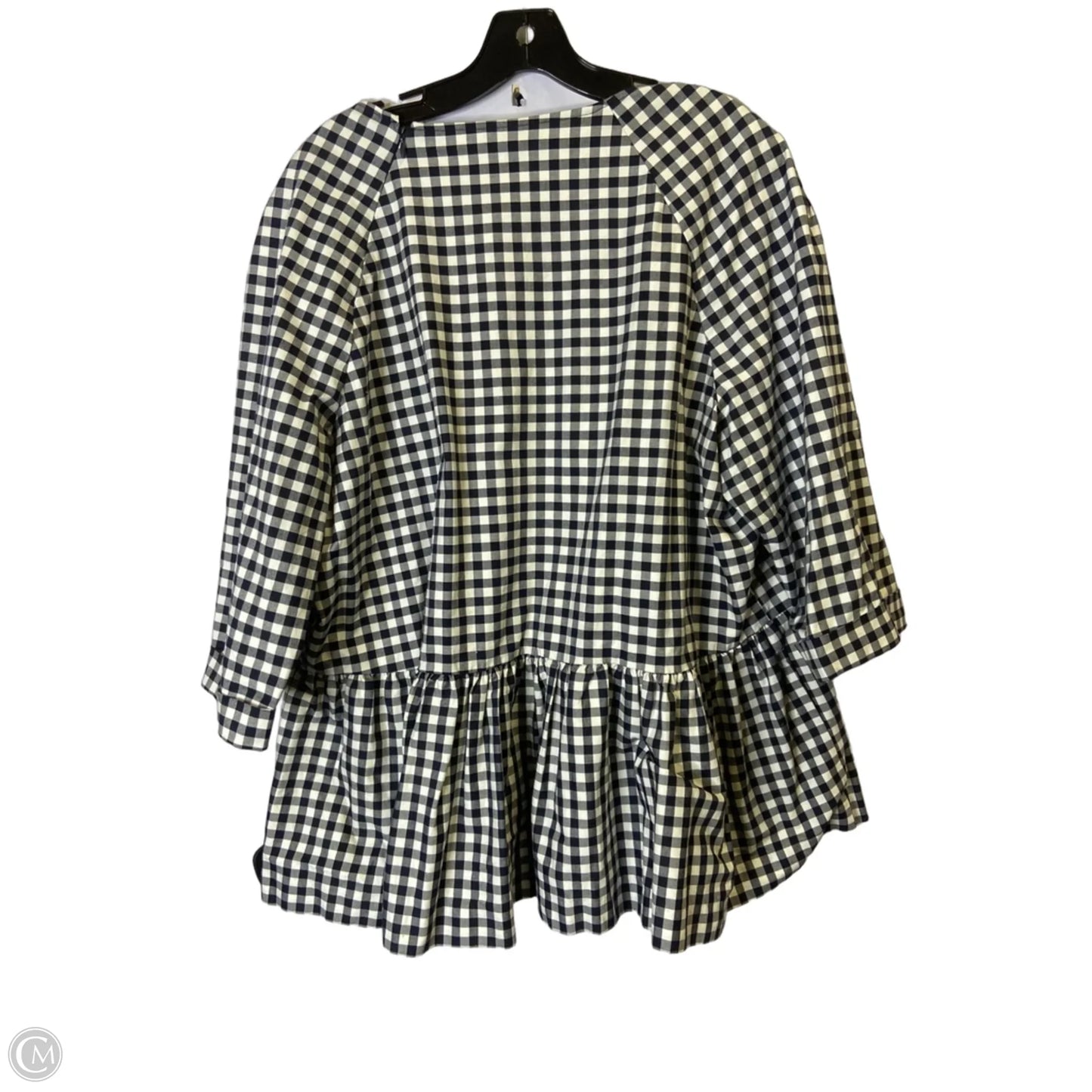 Top Short Sleeve By Target-designer In Blue & White, Size: 2x