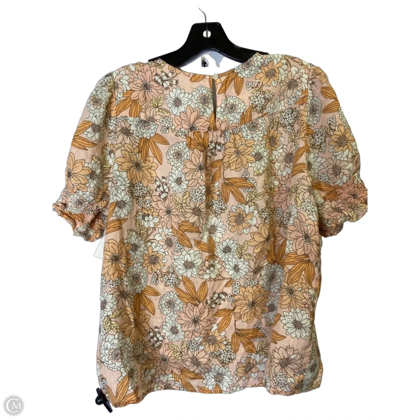 Top Short Sleeve By J. Crew In Orange, Size: L