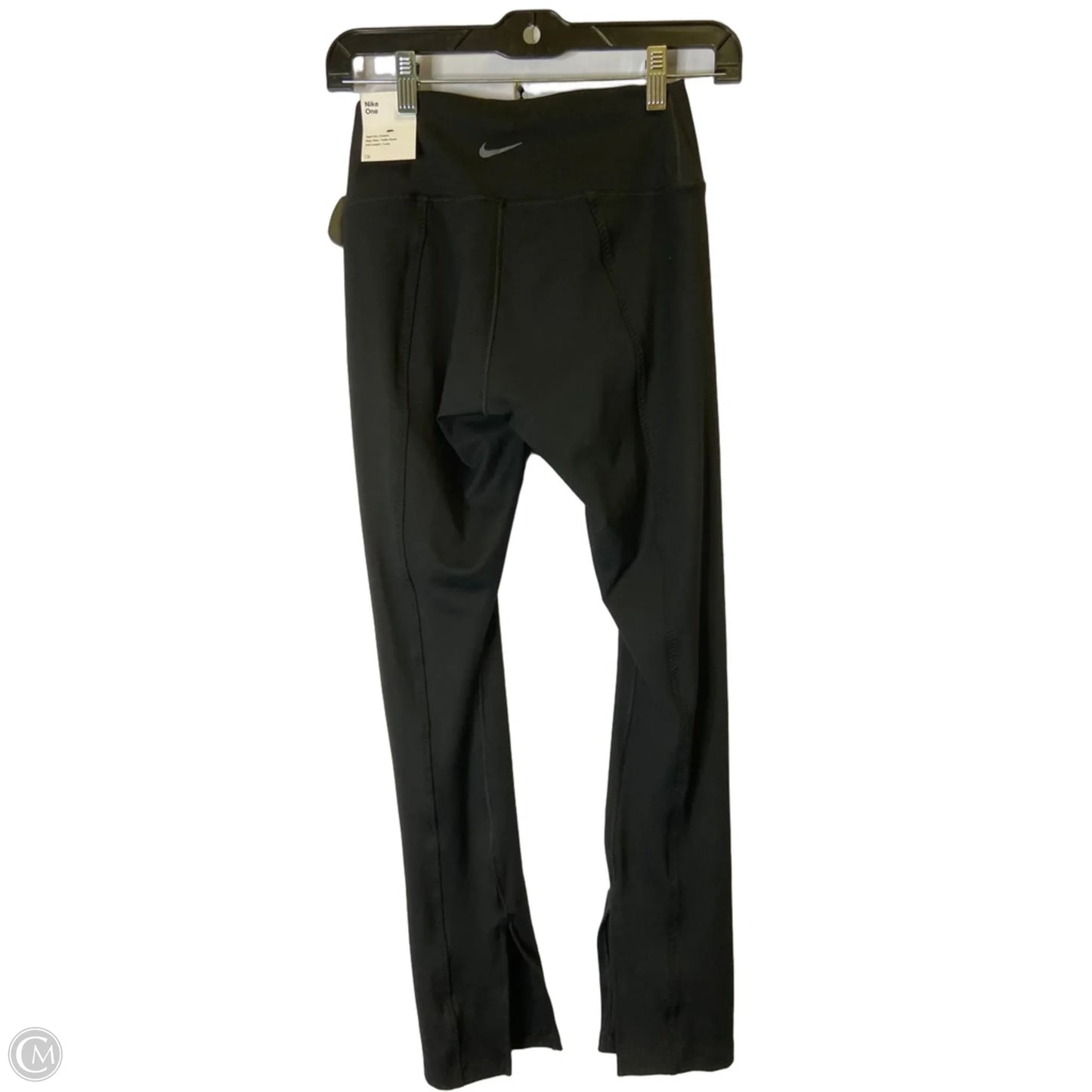 Athletic Leggings By Nike Apparel In Black, Size: M