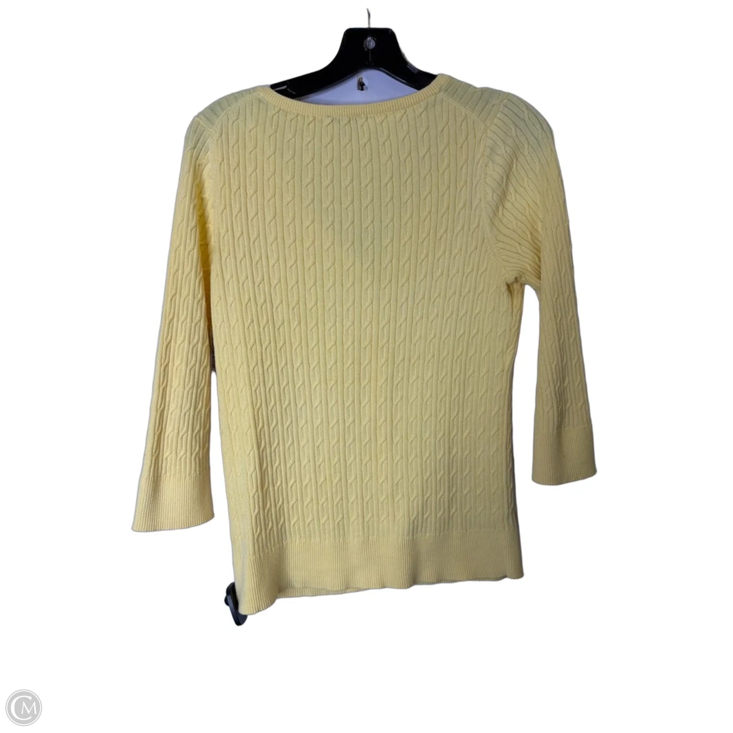 Cardigan By Talbots In Yellow, Size: M