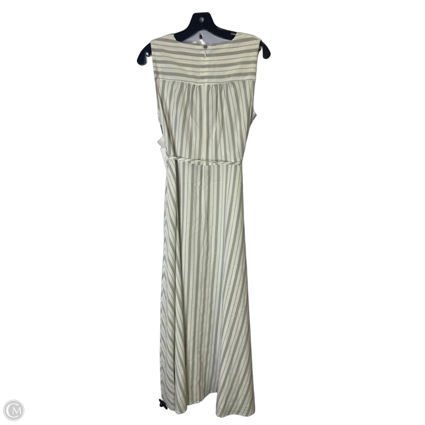 Dress Casual Maxi By Calvin Klein In Striped Pattern, Size: 10
